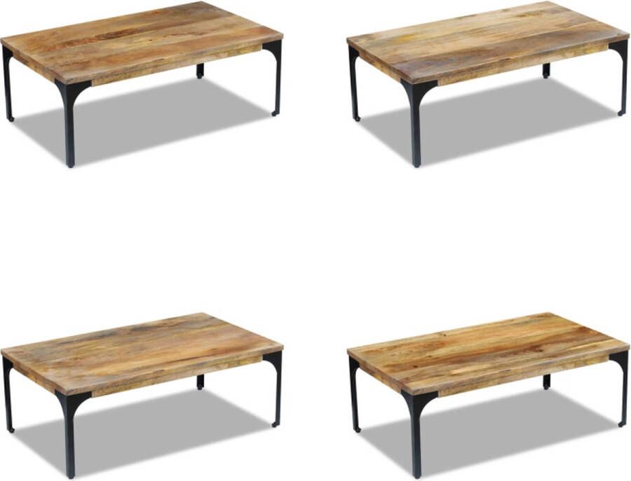 VidaXL Salontafel 100x60x35 cm mangohout Salontafel Salontafels Houten Salontafel Houten Salontafels