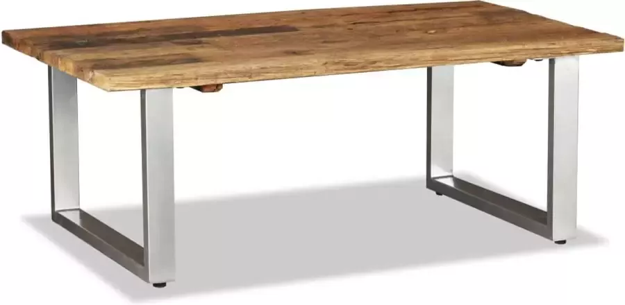 VidaXL -Salontafel-100x60x38-cm-massief-gerecycled-hout - Foto 2