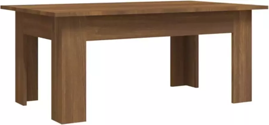 VidaXL -Salontafel-100x60x42-cm-bewerkt-hout-bruineikenkleurig - Foto 5