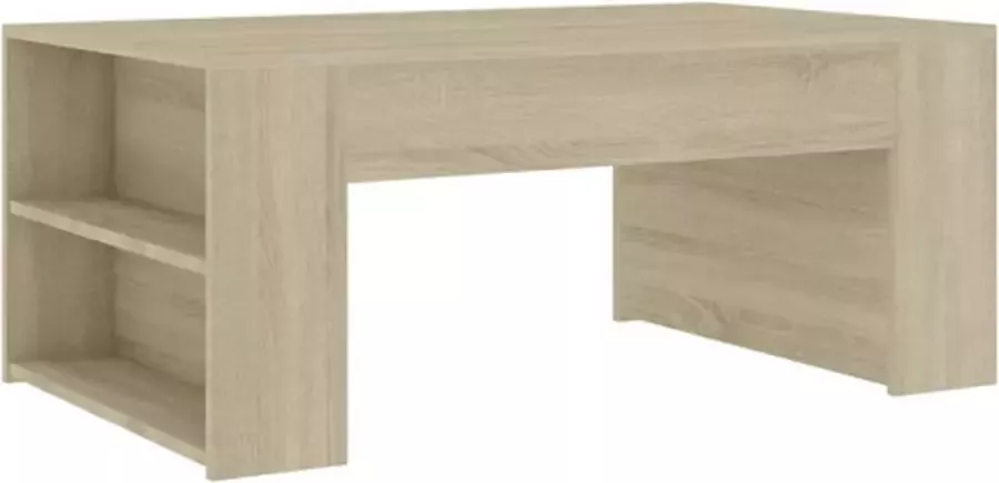 VidaXL -Salontafel-100x60x42-cm-spaanplaat-sonoma-eikenkleurig - Foto 2