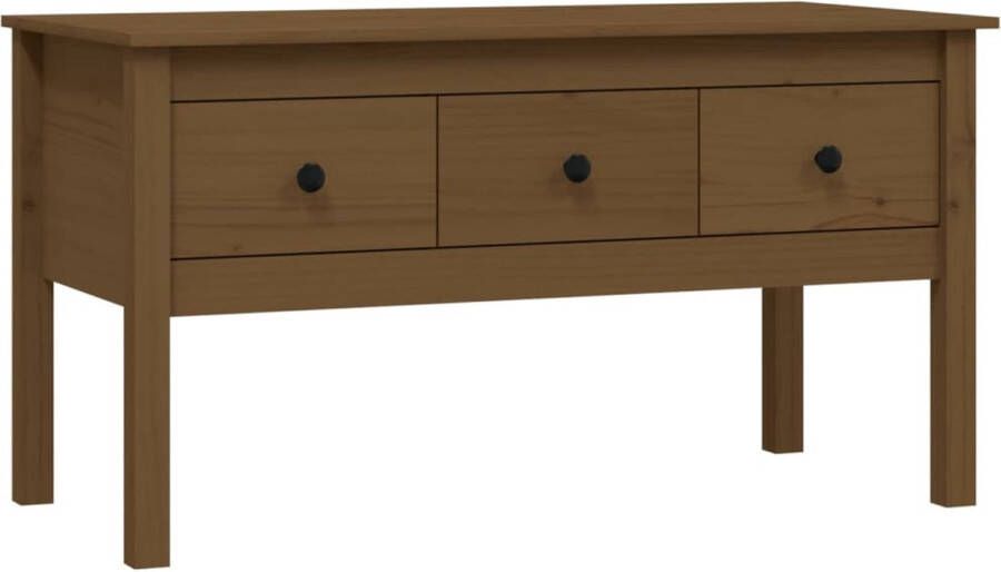 VidaXL -Salontafel-102x49x55-cm-massief-grenenhout-honingbruin - Foto 6