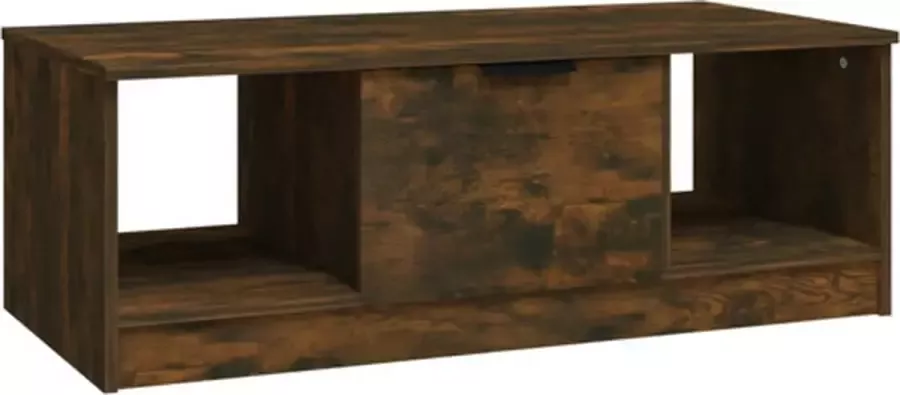 VidaXL -Salontafel-102x50x36-cm-bewerkt-hout-gerookt-eikenkleurig - Foto 3