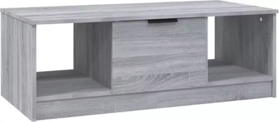 VidaXL -Salontafel-102x50x36-cm-bewerkt-hout-grijs-sonoma-eikenkleurig - Foto 3