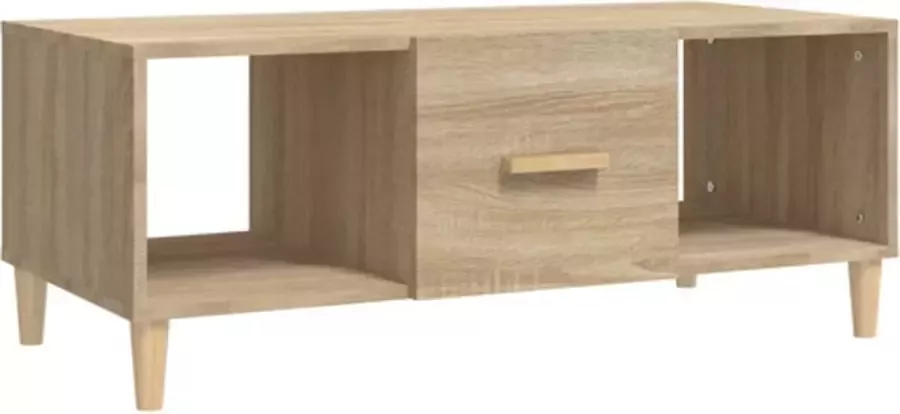 VidaXL -Salontafel-102x50x40-cm-bewerkt-hout-sonoma-eikenkleurig - Foto 2