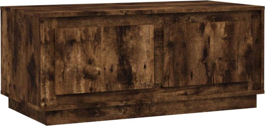 VidaXL -Salontafel-102x50x44-cm-bewerkt-hout-gerookt-eikenkleurig - Foto 4