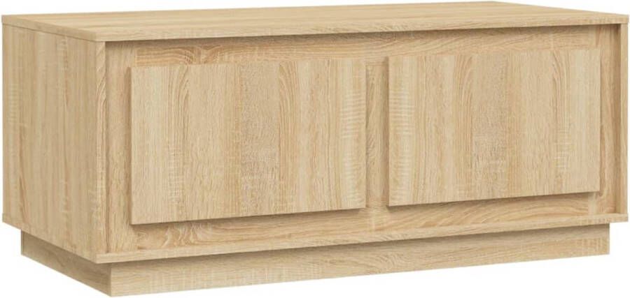 VidaXL -Salontafel-102x50x44-cm-bewerkt-hout-sonoma-eikenkleurig - Foto 5