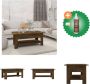 VidaXL Salontafel 102x55x42 cm spaanplaat gerookt eikenkleurig Tafel Inclusief Houtreiniger en verfrisser - Thumbnail 1