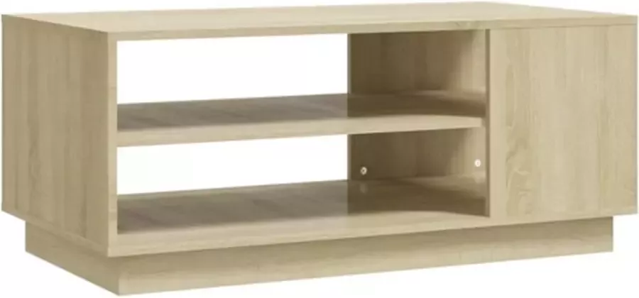 VidaXL -Salontafel-102x55x43-cm-bewerkt-hout-sonoma-eikenkleurig - Foto 4