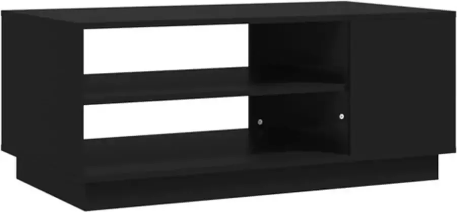 VidaXL -Salontafel-102x55x43-cm-spaanplaat-zwart - Foto 2