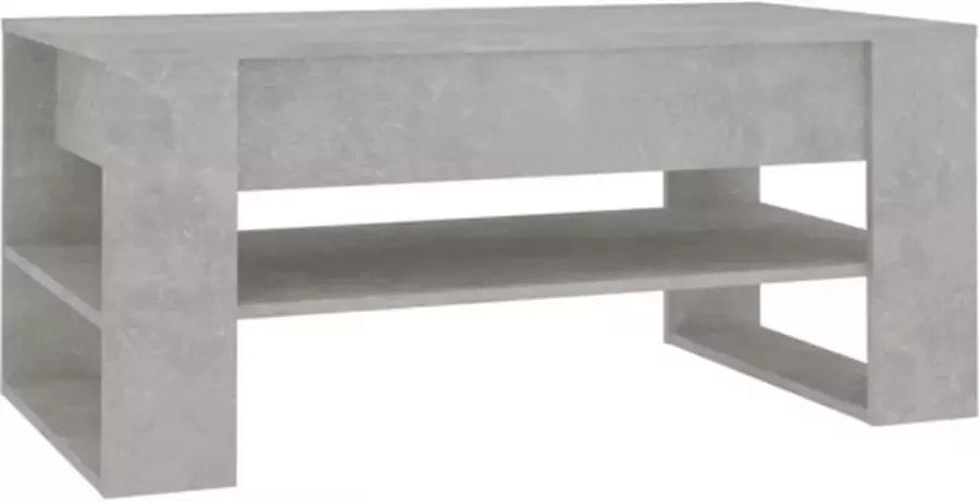VidaXL -Salontafel-102x55x45-cm-bewerkt-hout-betongrijs - Foto 4