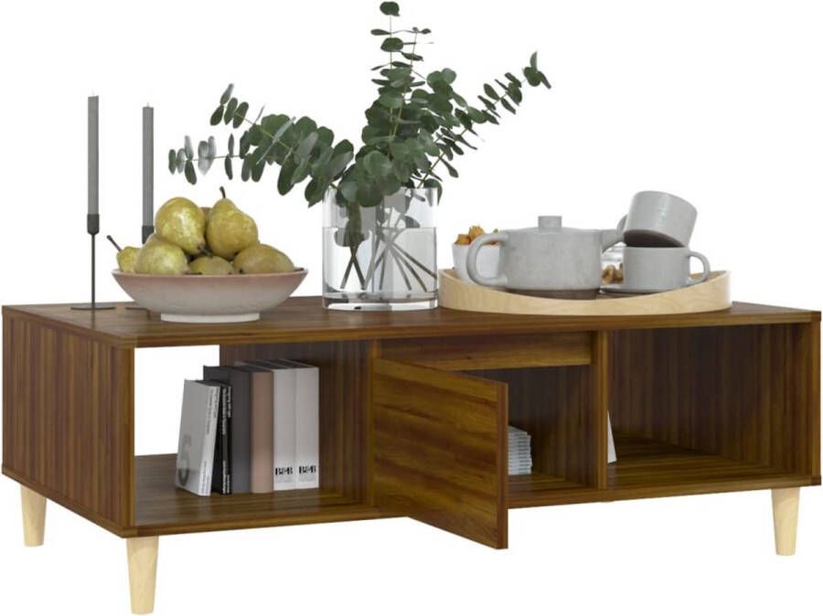 VidaXL -Salontafel-103 5x60x35-cm-spaanplaat-bruineikenkleurig - Foto 2