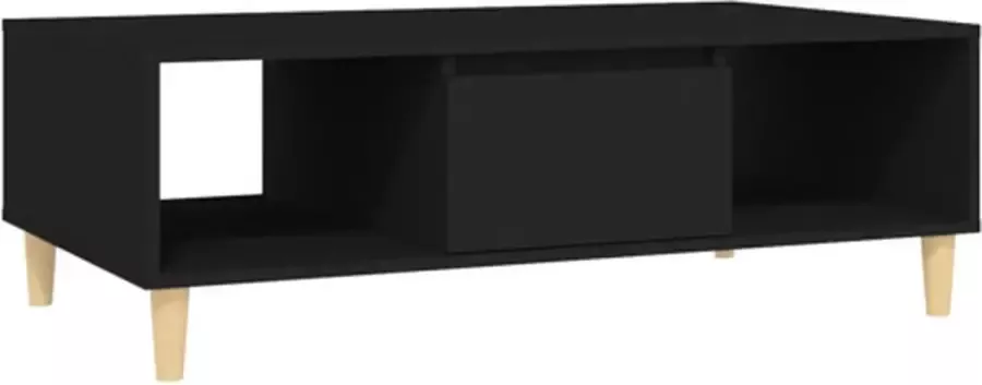 VIDAXL Salontafel 103 5x60x35 cm bewerkt hout zwart - Foto 4