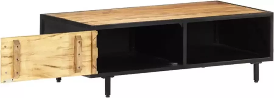VidaXL -Salontafel-105x50x35-cm-ruw-mangohout - Foto 6
