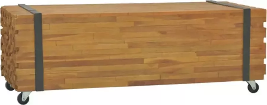 VidaXL -Salontafel-110x45x38-cm-massief-teakhout - Foto 2