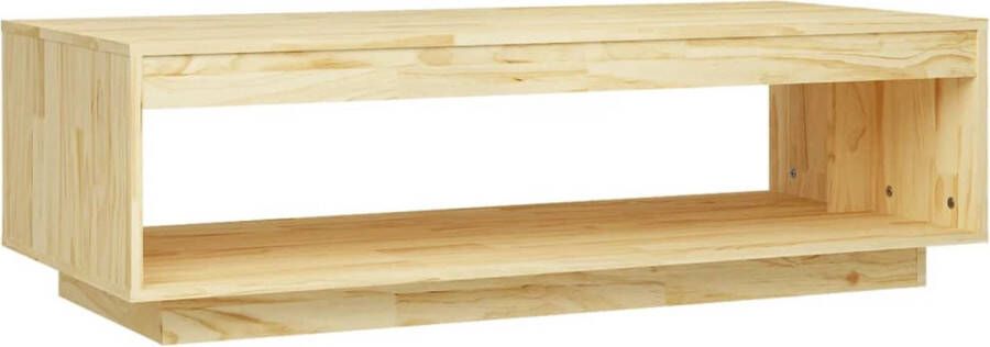 VidaXL Salontafel Massief Grenenhout 110x50x33 5 cm Salontafel Grenenhouten Salontafel Salontafeltje Tv-meubel Bijzettafels Meubilair Woonkamerdecoratie Bruine Salontafel Moderne Salontafel Stijlvolle Salontafel