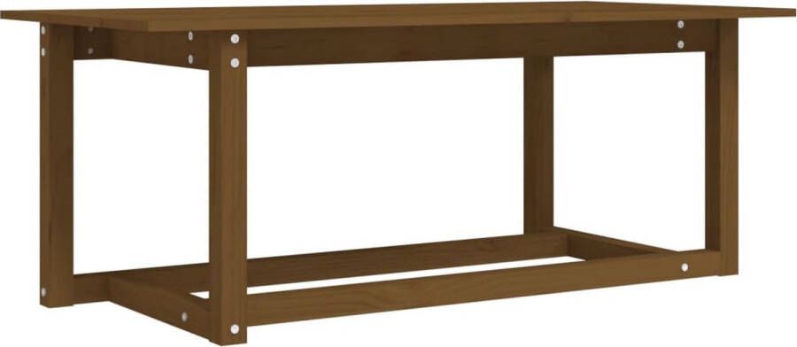 VidaXL -Salontafel-110x55x45-cm-massief-grenenhout-honingbruin - Foto 2