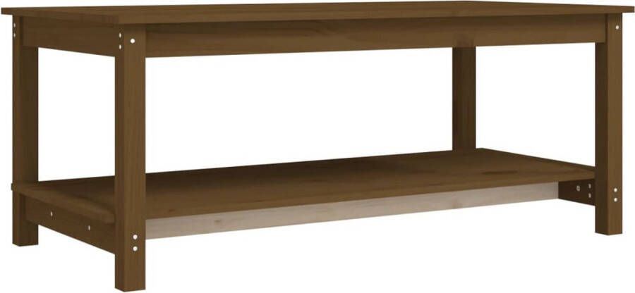 VidaXL -Salontafel-110x55x45-cm-massief-grenenhout-honingbruin - Foto 2