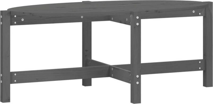 VidaXL -Salontafel-118x63x45-cm-massief-grenenhout-grijs - Foto 2