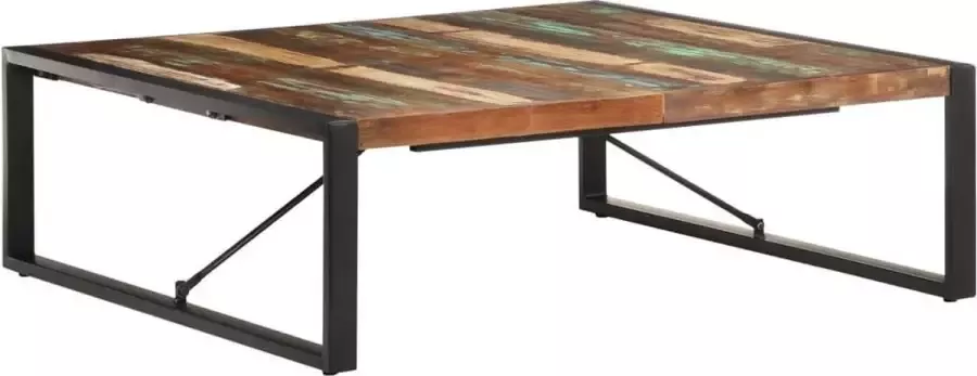 VidaXL Salontafel 120x120x40 cm massief gerecycled hout