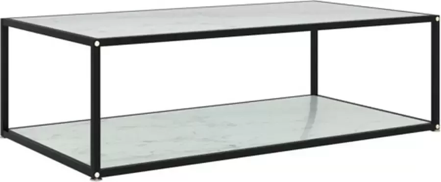 VidaXL -Salontafel-120x60x35-cm-gehard-glas-wit - Foto 3