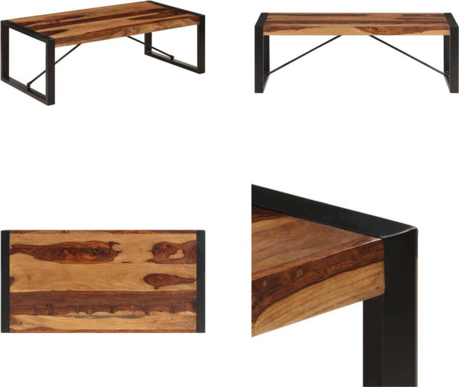 VidaXL Salontafel 120x60x40 cm massief sheeshamhout Salontafel Salontafels Tafel Tafels