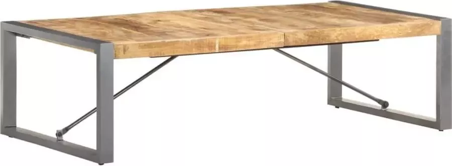 VidaXL Salontafel 140x70x40 cm Ruw mangohout