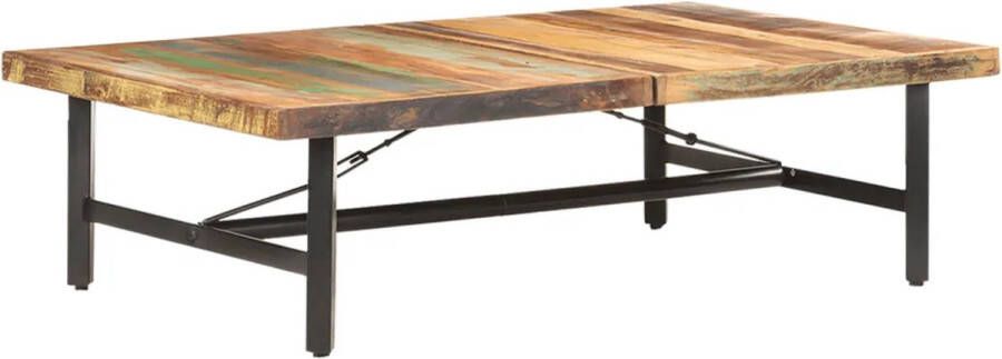 VidaXL Salontafel 142x90x42 cm massief gerecycled hout