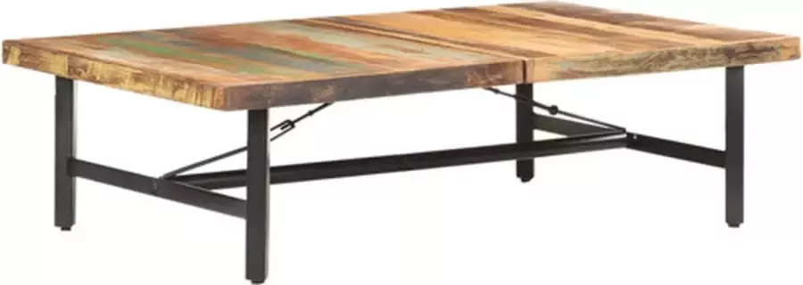 VidaXL -Salontafel-142x90x42-cm-massief-gerecycled-hout - Foto 3