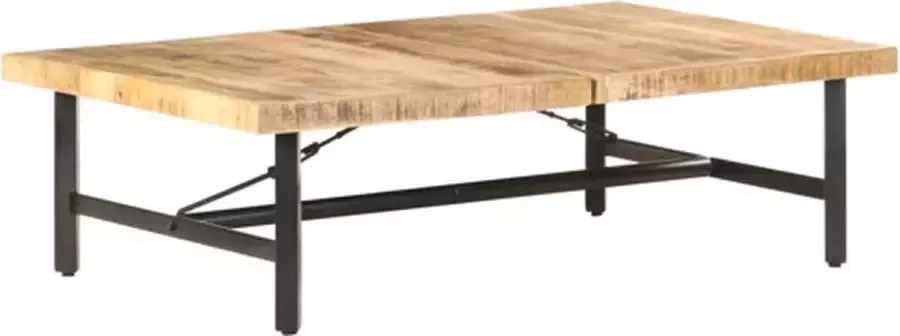 VidaXL -Salontafel-142x90x42-cm-massief-mangohout - Foto 4