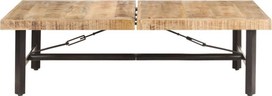 VidaXL -Salontafel-142x90x42-cm-massief-mangohout - Foto 3