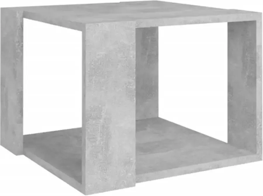 VidaXL -Salontafel-40x40x30-cm-bewerkt-hout-betongrijs - Foto 4