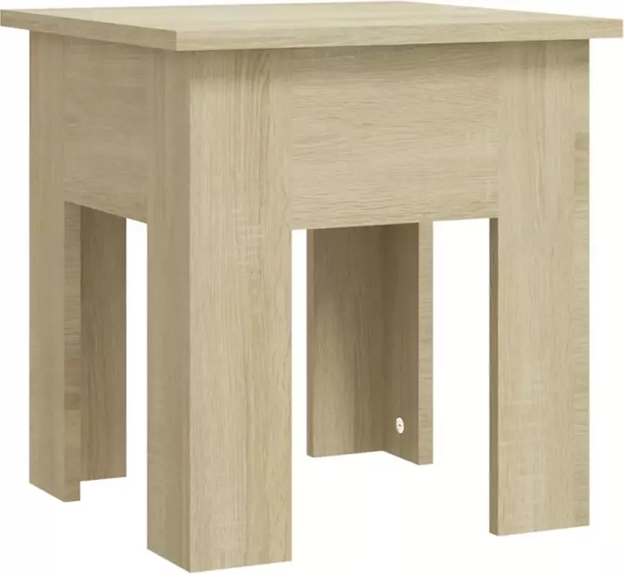 VidaXL Salontafel 40x40x42 cm bewerkt hout sonoma eikenkleurig - Foto 2
