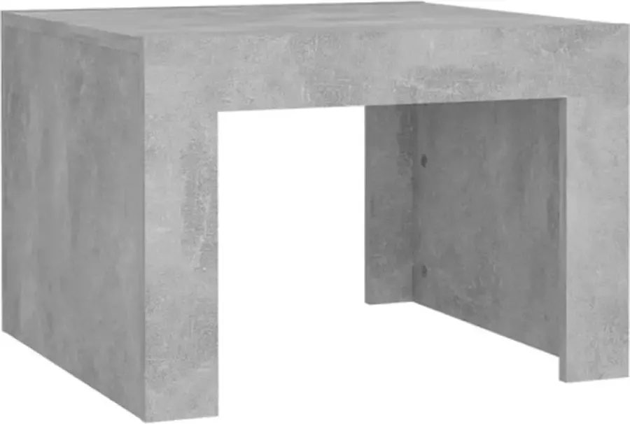 VidaXL -Salontafel-50x50x35-cm-bewerkt-hout-betongrijs - Foto 4