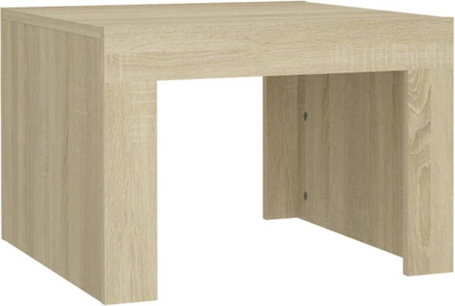 VidaXL -Salontafel-50x50x35-cm-bewerkt-hout-sonoma-eikenkleurig - Foto 14