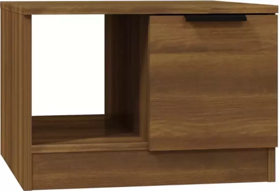 VidaXL -Salontafel-50x50x36-cm-bewerkt-hout-bruineikenkleurig - Foto 3