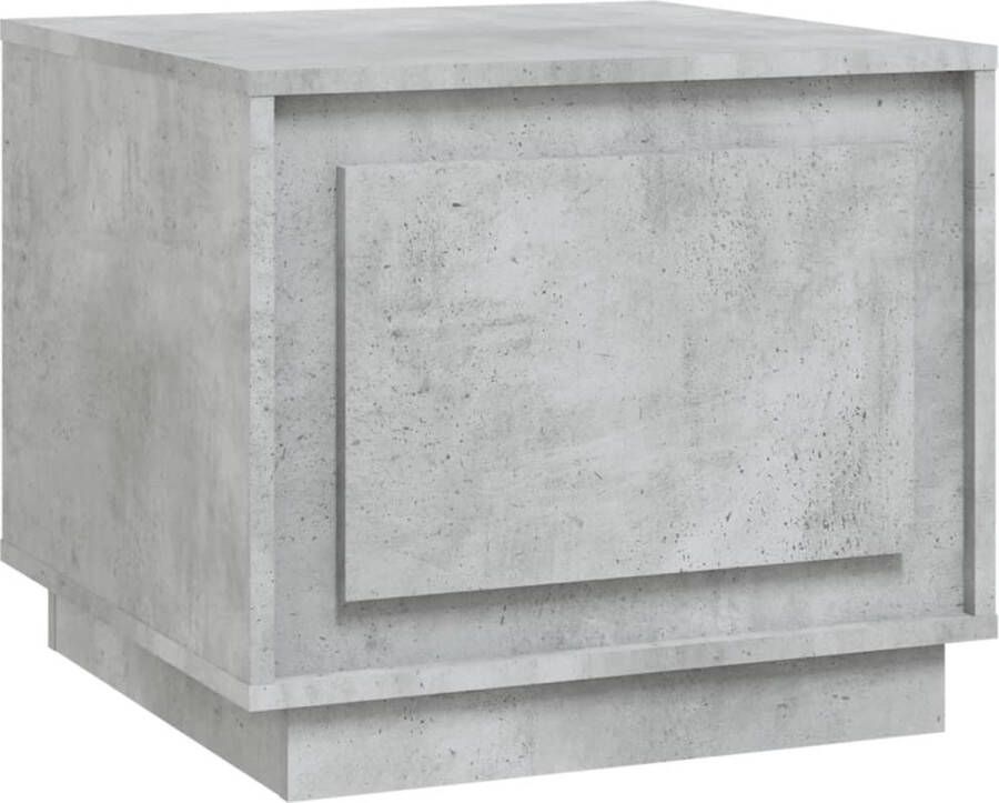 VidaXL -Salontafel-51x50x44-cm-bewerkt-hout-betongrijs - Foto 3