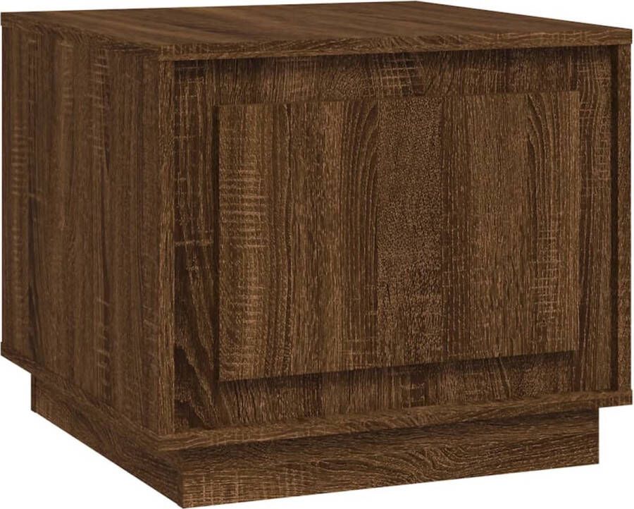 VidaXL -Salontafel-51x50x44-cm-bewerkt-hout-bruin-eikenkleur - Foto 5