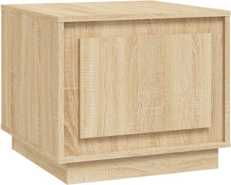 VidaXL -Salontafel-51x50x44-cm-bewerkt-hout-sonoma-eikenkleurig - Foto 3