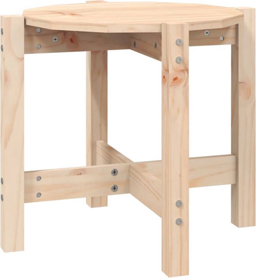 The Living Store Salontafel Grenenhout 52.5 x 45 cm Klassiek design Salontafel Houten Salontafel Grenenhout Salontafel Klassiek Salontafel Salontafeltje - Foto 2