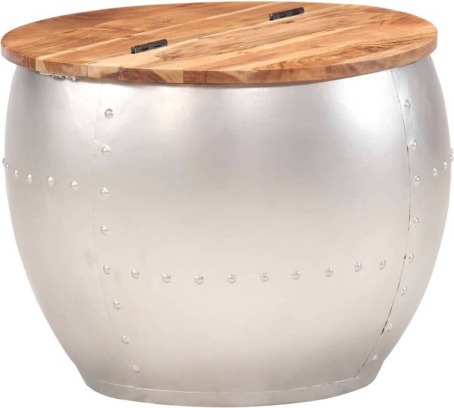 VidaXL -Salontafel-53x43-cm-massief-acaciahout - Foto 2