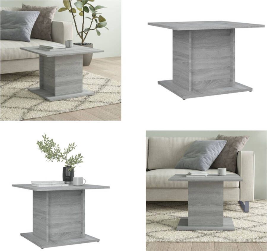VidaXL -Salontafel-55 5x55 5x40-cm-spaanplaat-grijs-sonoma-eikenkleurig - Foto 3