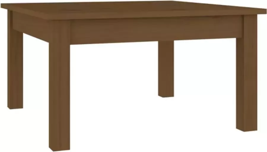 VidaXL -Salontafel-55x55x30-cm-massief-grenenhout-honingbruin - Foto 2