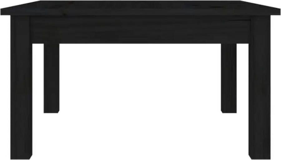 VidaXL -Salontafel-55x55x30-cm-massief-grenenhout-zwart - Foto 2