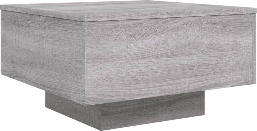 VidaXL Salontafel Grijs Sonoma Eiken 55x55x31 cm Salontafel Salontafels Bijzettafel Banktafel
