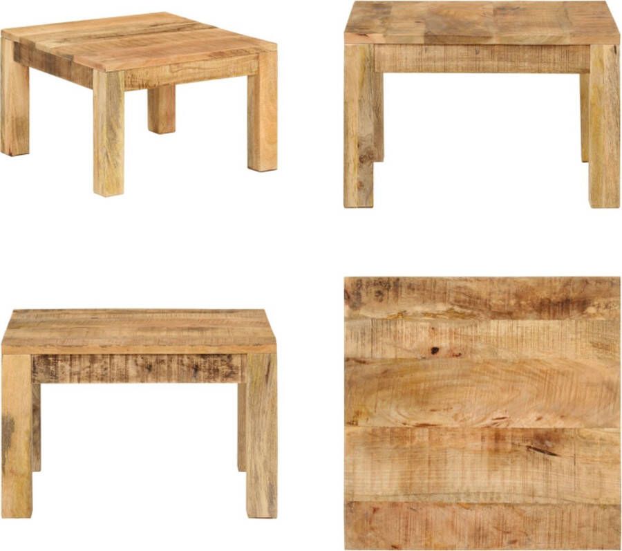 VidaXL -Salontafel-55x55x35-cm-massief-mangohout - Foto 2