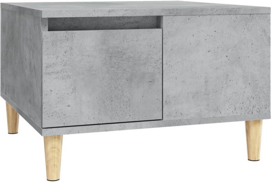 VidaXL -Salontafel-55x55x36 5-cm-bewerkt-hout-betongrijs - Foto 9