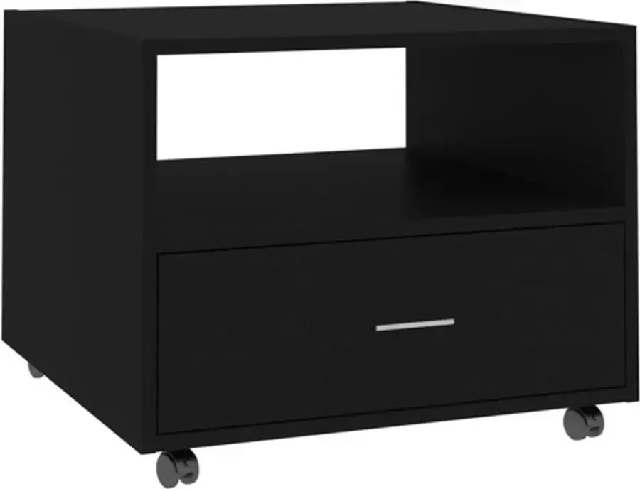 VidaXL -Salontafel-55x55x40-cm-bewerkt-hout-zwart - Foto 4