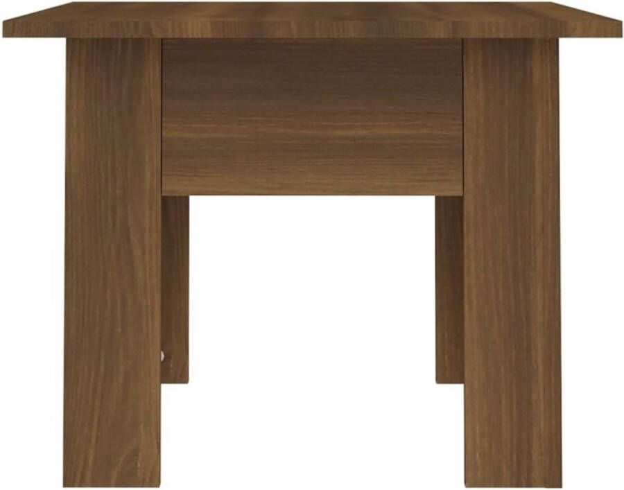 VidaXL -Salontafel-55x55x42-cm-bewerkt-hout-bruin-eikenkleur - Foto 4