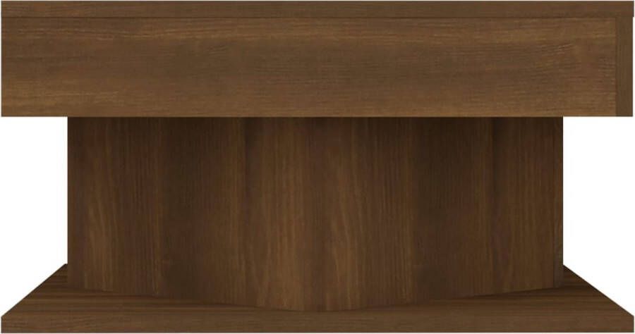 VidaXL -Salontafel-57x57x30-cm-bewerkt-hout-bruineikenkleurig - Foto 3