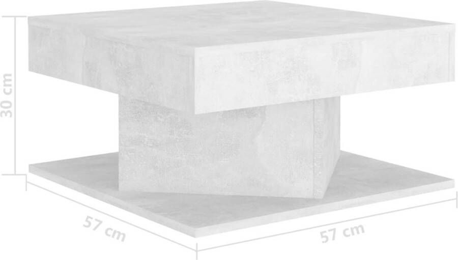 VidaXL -Salontafel-57x57x30-cm-bewerkt-hout-betongrijs - Foto 4
